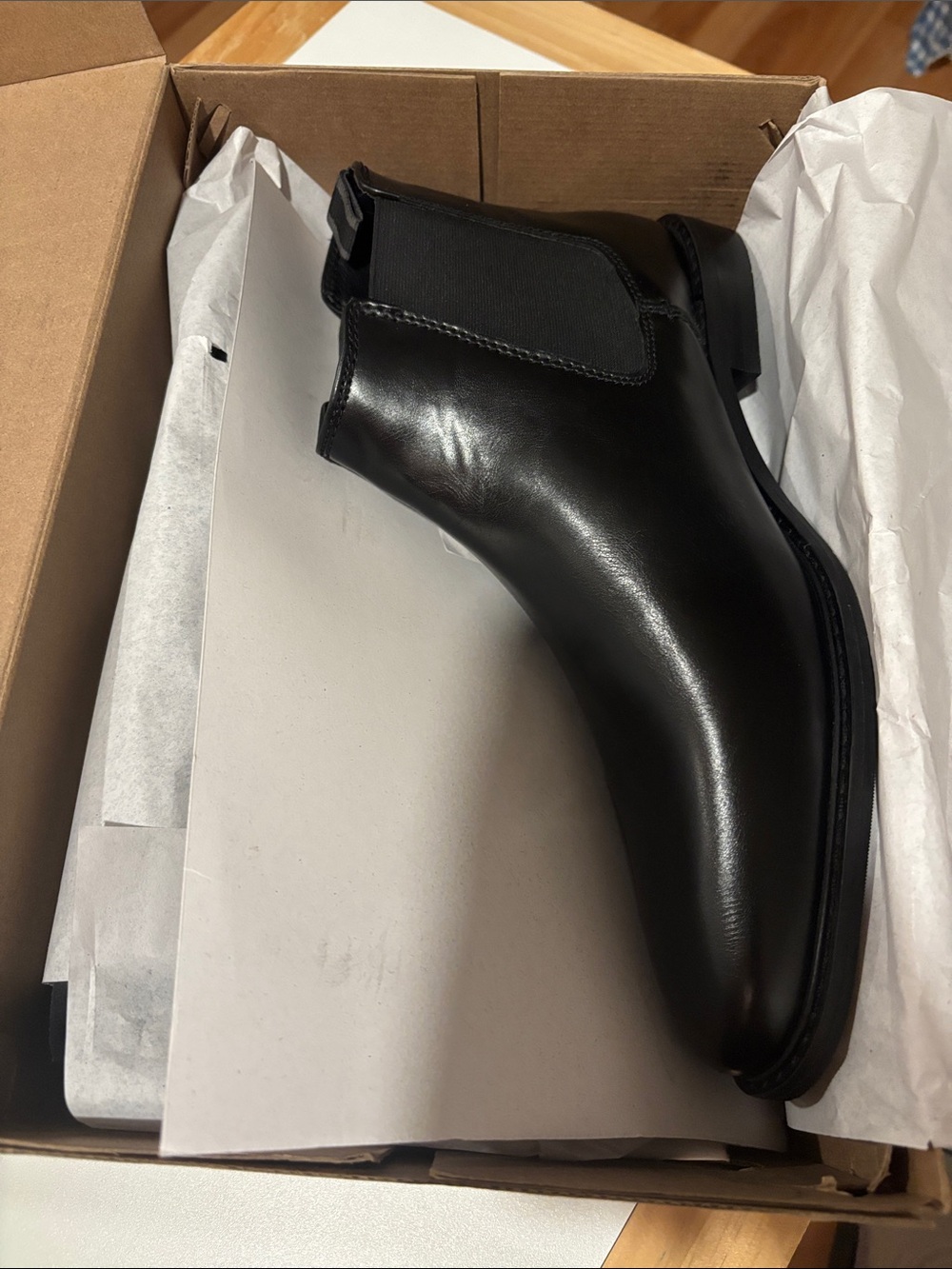 Mix No. 6 Men's Black Leather Chukka Boot